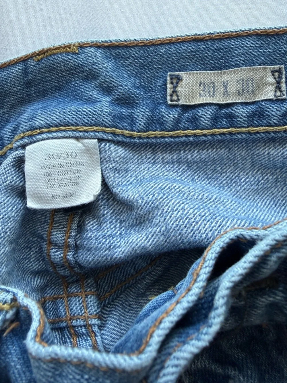 VTG Men’s Polo Ralph Lauren Jeans Med Blue Relaxed Fit Sz 30x30